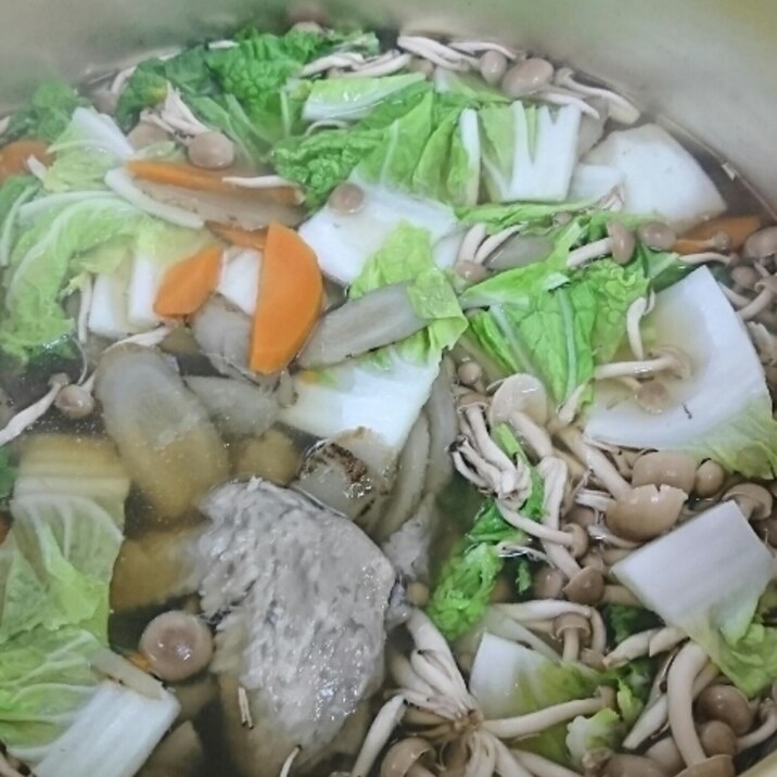 簡単!材料2つ♪鍋だし